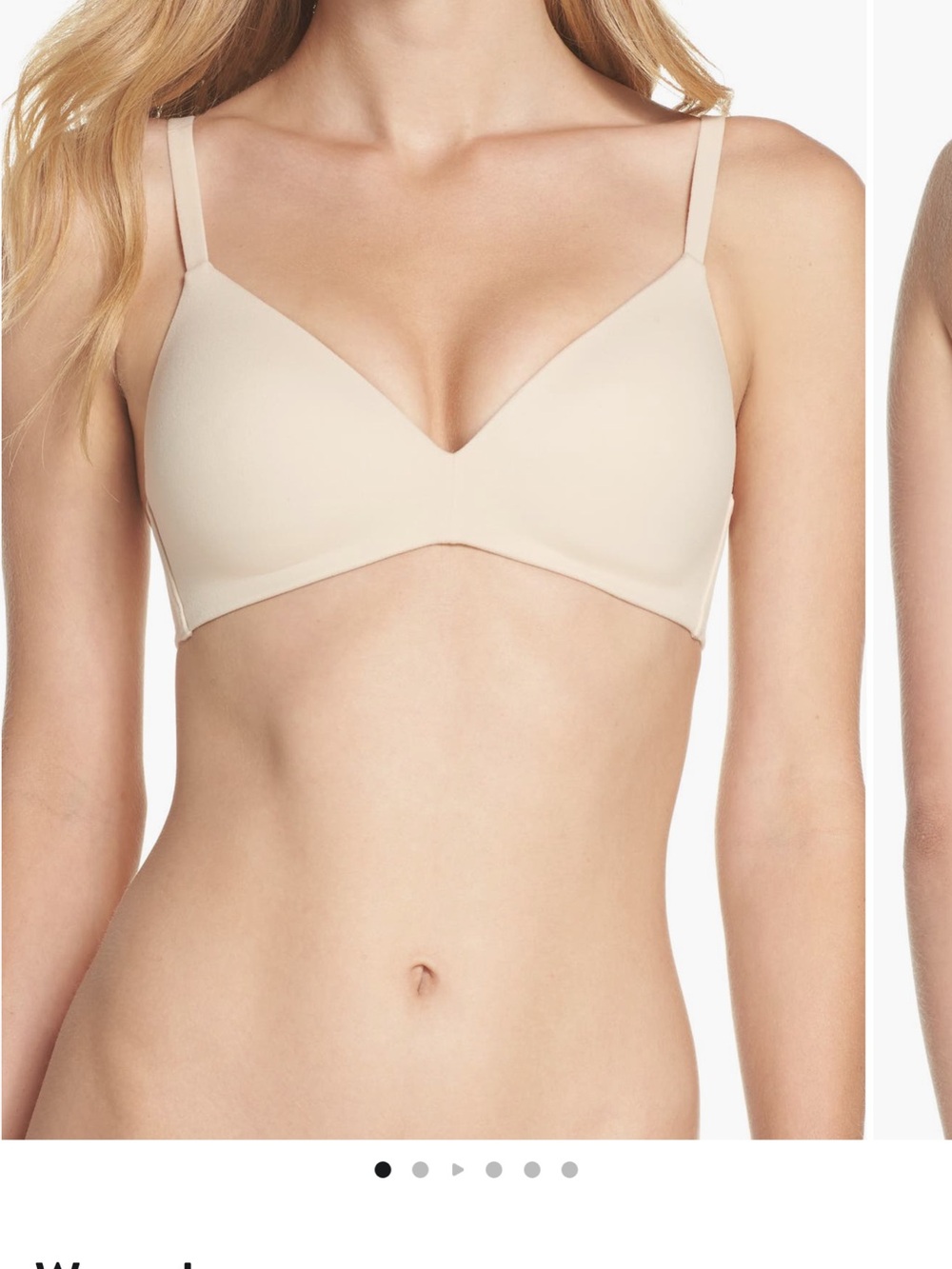 Wacoal 38DD How Perfect Wire Free T-Shirt Bra - Natural Nude